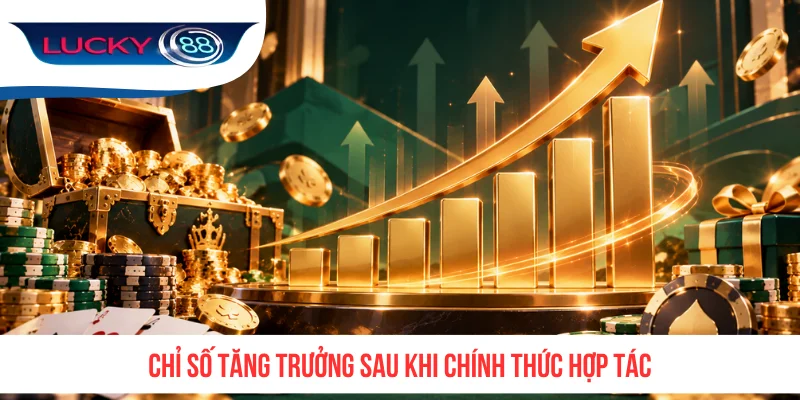Chỉ số tăng trưởng sau khi chính thức hợp tác